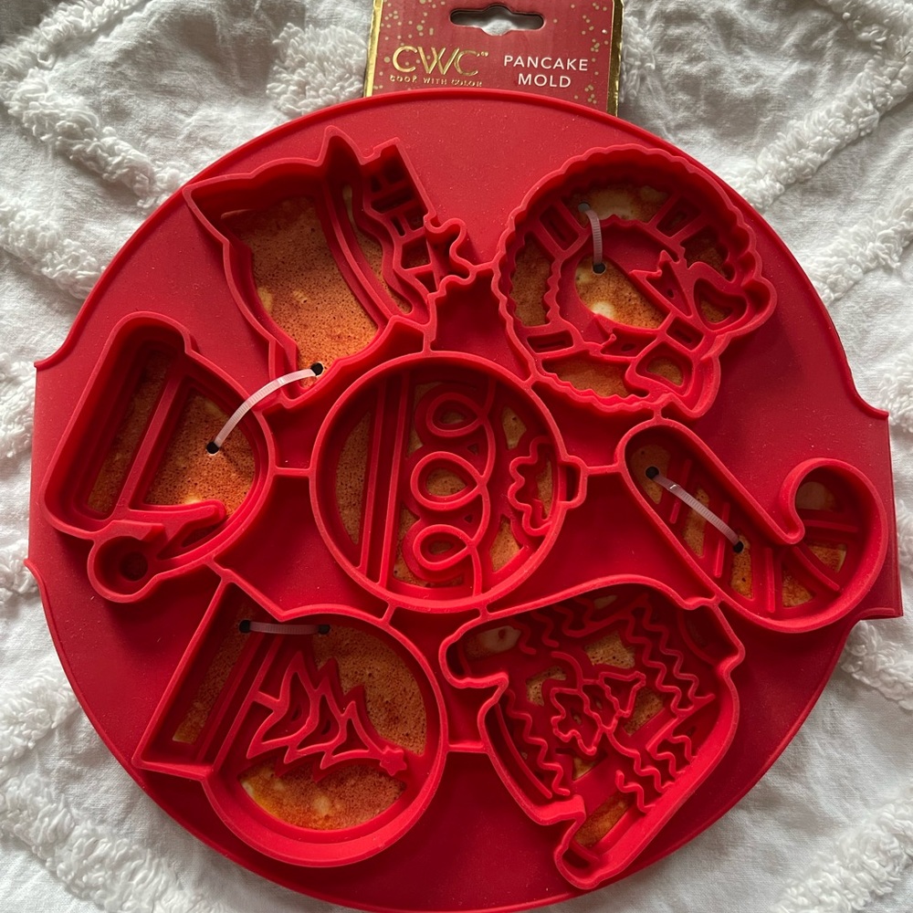 Red Pancake Mold